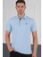 T8581 Dewberry Erkek T-Shirt-Mavi 2
