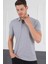 T8581 Dewberry Erkek T-Shirt-Gri 3