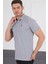 T8581 Dewberry Erkek T-Shirt-Gri 4