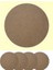 Ham MDF Boyanabilir Bardak Altlığı 4 Adet 12 cm 1