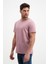Erkek Gül Kurusu Yıkamalı Basic T-Shirt 2
