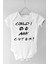 Unisex Bebek Beyaz Could I Be Any Cuter Kısa Kollu Çıtçıtlı Pamuklu Body 1