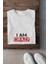 Kio Tasarım I Am Crazy Yazı Baskılı T-Shirt Kadın Pamuklu Sevgililer-Doğum-Günü Hediye 3