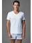 - V Yaka Kısa Kollu T-Shirt 2li Paket ERS039 1