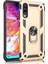 Samsung Galaxy A70 Kılıf Tank Yüzüklü Silikon Kapak - Gold 1