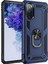 Samsung Galaxy S20 Fe Kılıf Tank Yüzüklü Silikon Kapak - Lacivert 1