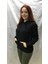 Kadın Kapüşonlu Sweatshirt Siyah 1