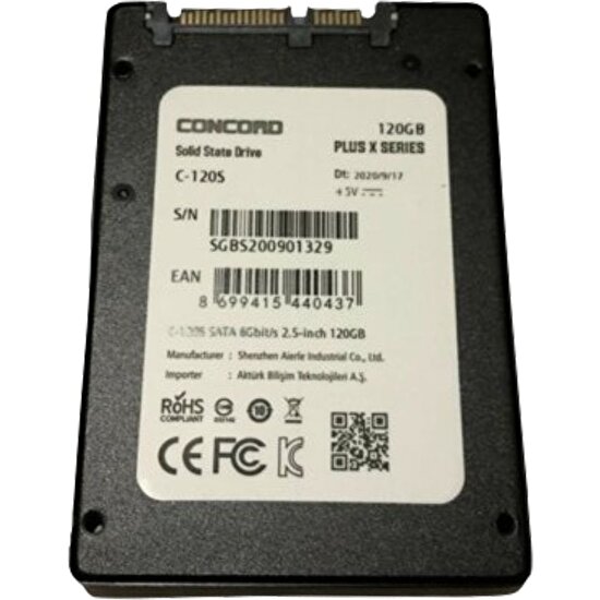 Concord Plus x Series SSD 120GB 2.5''