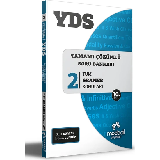 Modadil YDS Tamamı Çözümlü Soru Bankası Serisi 2 - Suat Gürcan