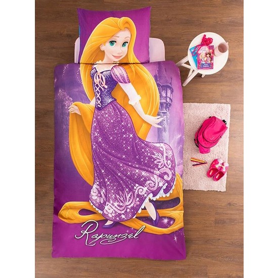 Özdilek Lisanslı Çift Taraflı Nevresim Takımı Rapunzel Cindirella