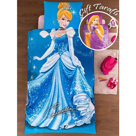Özdilek Lisanslı Çift Taraflı Nevresim Takımı Rapunzel Cindirella