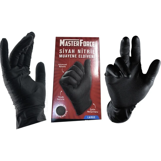 Masterforce Master Force Nitril Kalın Eldiven 50'li Large