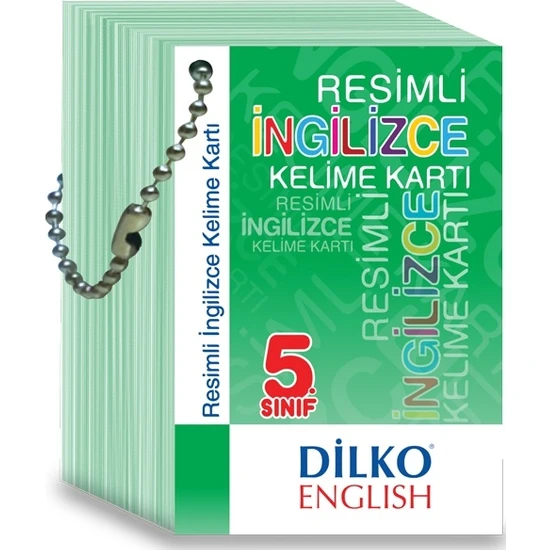 Dilko Yayıncılık 5. Sınıf Ingilizce Kelime Kartı