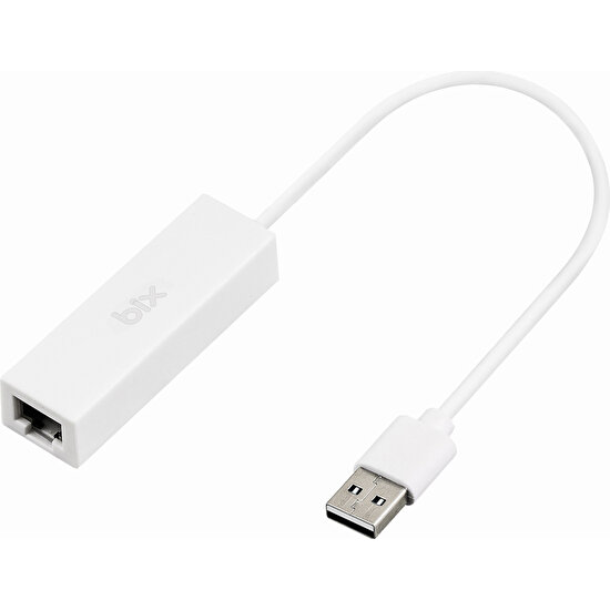 Bix Adp-10 USB 2.0 To RJ45 10/100MBPS Ethernet Dönüştürücü Adaptör