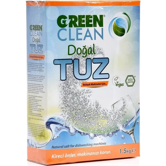 Green Clean Organik Bulaşık Makinesi Tuzu 1500 ml