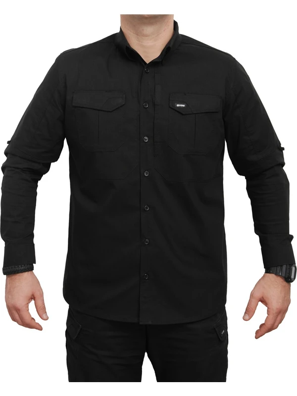 Yds Tactıcal Gömlek -Siyah (Güçlü Ve Esnek Tactical Gömlek)