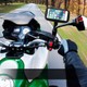 Juo Motosiklet Bisiklet Telefon Tutucu Suya Dayanıklı Xlarge Ayna Bağlantılı