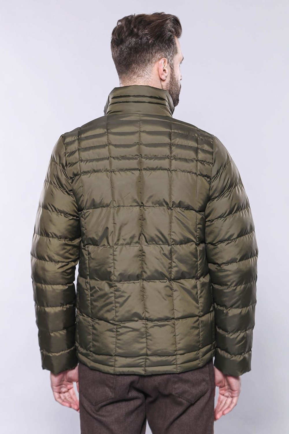 Wessi Erkek Kapitone Dikiş Detaylı Slim Fit Mont görsel 4