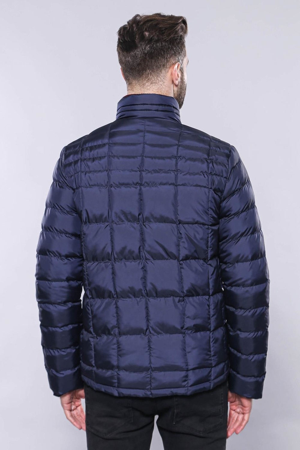Wessi Erkek Kapitone Dikiş Detaylı Slim Fit Mont görsel 6