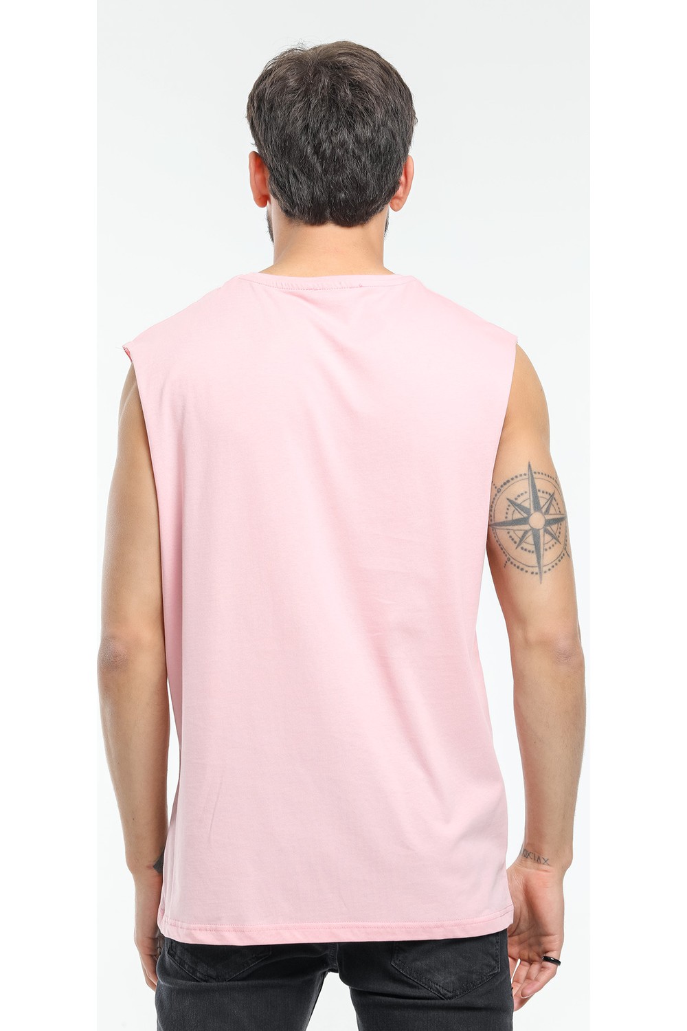 Superlife Bisiklet Yaka Kolsuz Tshirt görsel 3