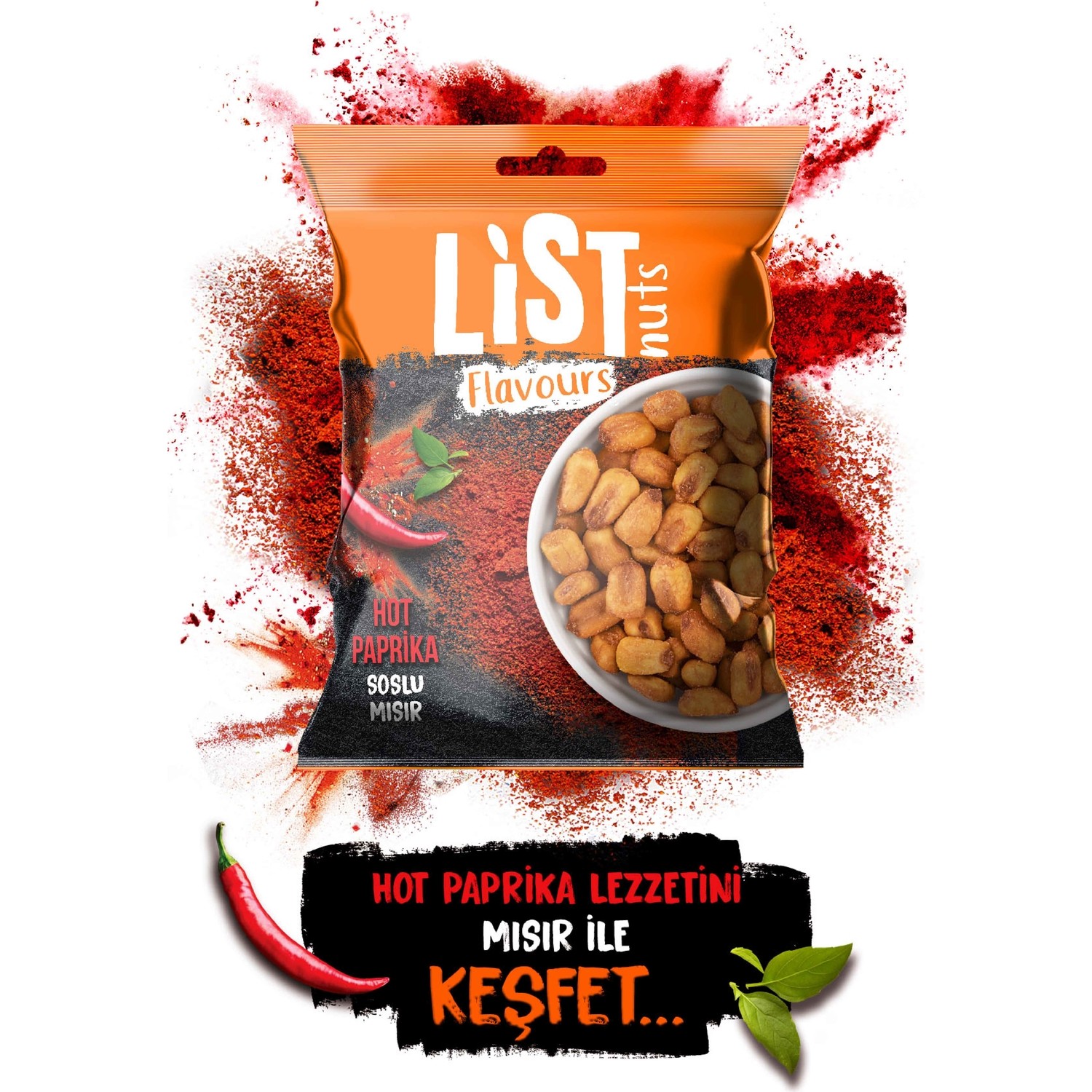 List Flavours Hot Paprika Soslu Mısır 7 x 75 gr Fiyatı