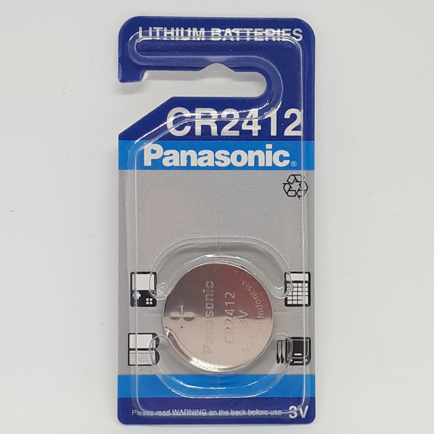 最大71％オフ！ PANASONIC CR2412P パナソニック マイクロコイン型リチウム電池 CR-2412P 送料無料