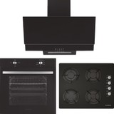 Alveus Arya 3'lü Siyah Ankastre Set (F17-GLS640-MFA604)