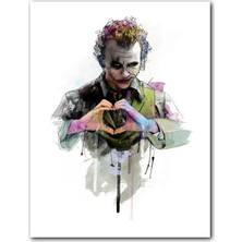 Caka Tablo Ahşap Tablo Joker Eli Ile Kalp Yapmış