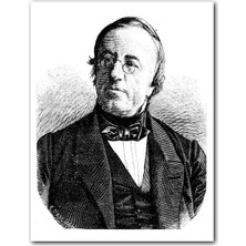 Caka Tablo Bilim Adamı Auguste De La Rive Siyah Beyaz Portresi