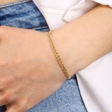 Sembol Gold 14 Ayar Altın Nonna Bileklik 3 mm