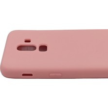 Merwish Case Samsung A6 Plus Içi Kadife Soft Lansman Silikon Kılıf Pembe