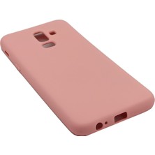 Merwish Case Samsung A6 Plus Içi Kadife Soft Lansman Silikon Kılıf Pembe