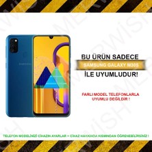 Merwish Case Samsung M30S Içi Kadife Soft Lansman Silikon Kılıf Mor