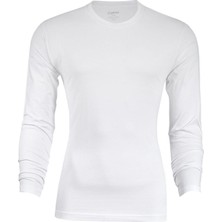 Yıldız Erkek Modal Uzun Kol Sıfır Yaka Body T-Shirt Atlet 3'lü Paket - 385-386