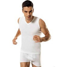 Namaldı Erkek Ribana V Yaka Spor Fanila 3'lü Paket - 118