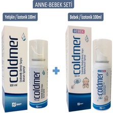 Coldmer İzotonik Yetişkin / İzotonik Bebek Deniz Suyu Burun Spreyleri 100 Ml - 2 Adet