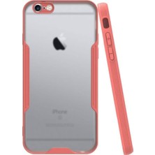 KZY Apple iPhone 6 Kılıf Kamera Korumalı Colorful Kapak - Pembe