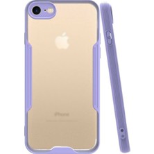 KZY Apple iPhone 7 Kılıf Kamera Korumalı Colorful Kapak - Lila