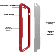 KZY Apple iPhone x Kılıf Kamera Korumalı Colorful Kapak - Siyah