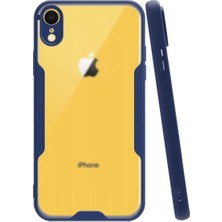 KZY Apple iPhone Xr Kılıf Kamera Korumalı Colorful Kapak - Lacivert