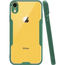 KZY Apple iPhone Xr Kılıf Kamera Korumalı Colorful Kapak - Yeşil