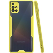 KZY Samsung Galaxy A51 Kılıf Kamera Korumalı Colorful Kapak - Sarı