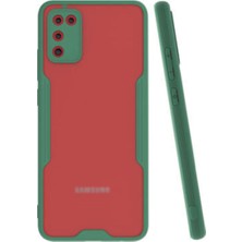 KZY Samsung Galaxy A02S Kılıf Kamera Korumalı Colorful Kapak - Yeşil