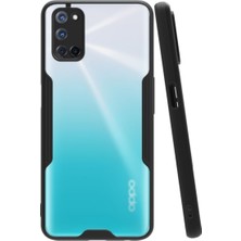 Kzy Oppo A72 Kılıf Kamera Korumalı Colorful Kapak - Siyah