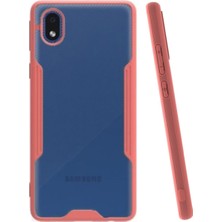 KZY Samsung Galaxy A01 Core Kılıf Kamera Korumalı Colorful Kapak - Pembe