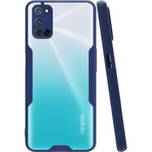 KZY Oppo A92 Kılıf Kamera Korumalı Colorful Kapak - Lacivert