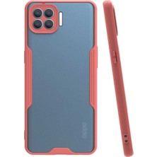 KZY Oppo Reno 4 Lite Kılıf Kamera Korumalı Colorful Kapak - Pembe