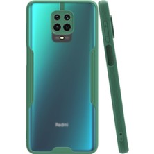 KZY Xiaomi Redmi Note 9s Kılıf Kamera Korumalı Colorful Kapak - Yeşil