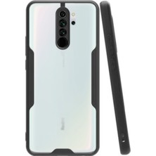 KZY Xiaomi Redmi Note 8 Pro Kılıf Kamera Korumalı Colorful Kapak - Siyah