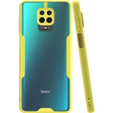 KZY Xiaomi Redmi Note 9 Pro Kılıf Kamera Korumalı Colorful Kapak - Sarı